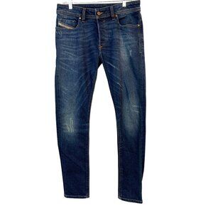 Diesel Sleenker Slim-Skinny Mens Jeans Size 31 x 31 Distress Stretch RAA10420